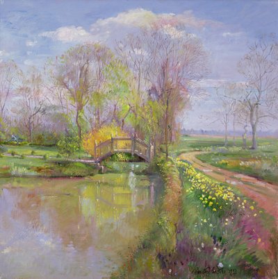 Lentebrug, 1992 door Timothy Easton